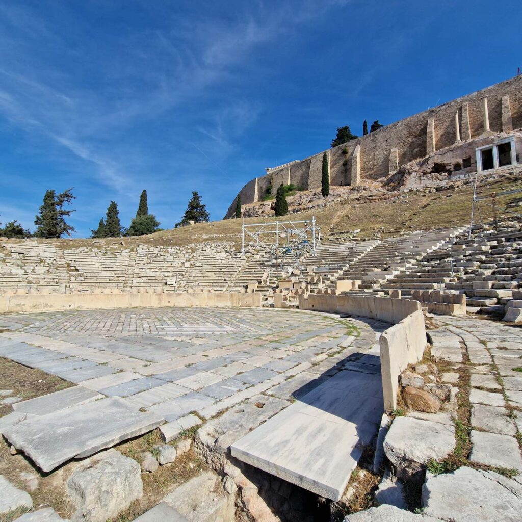 teatro di dioniso acropoli di atene