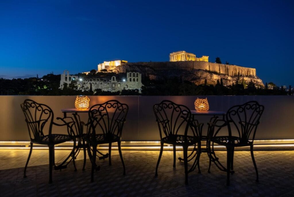 hotel con vista acropoli atene