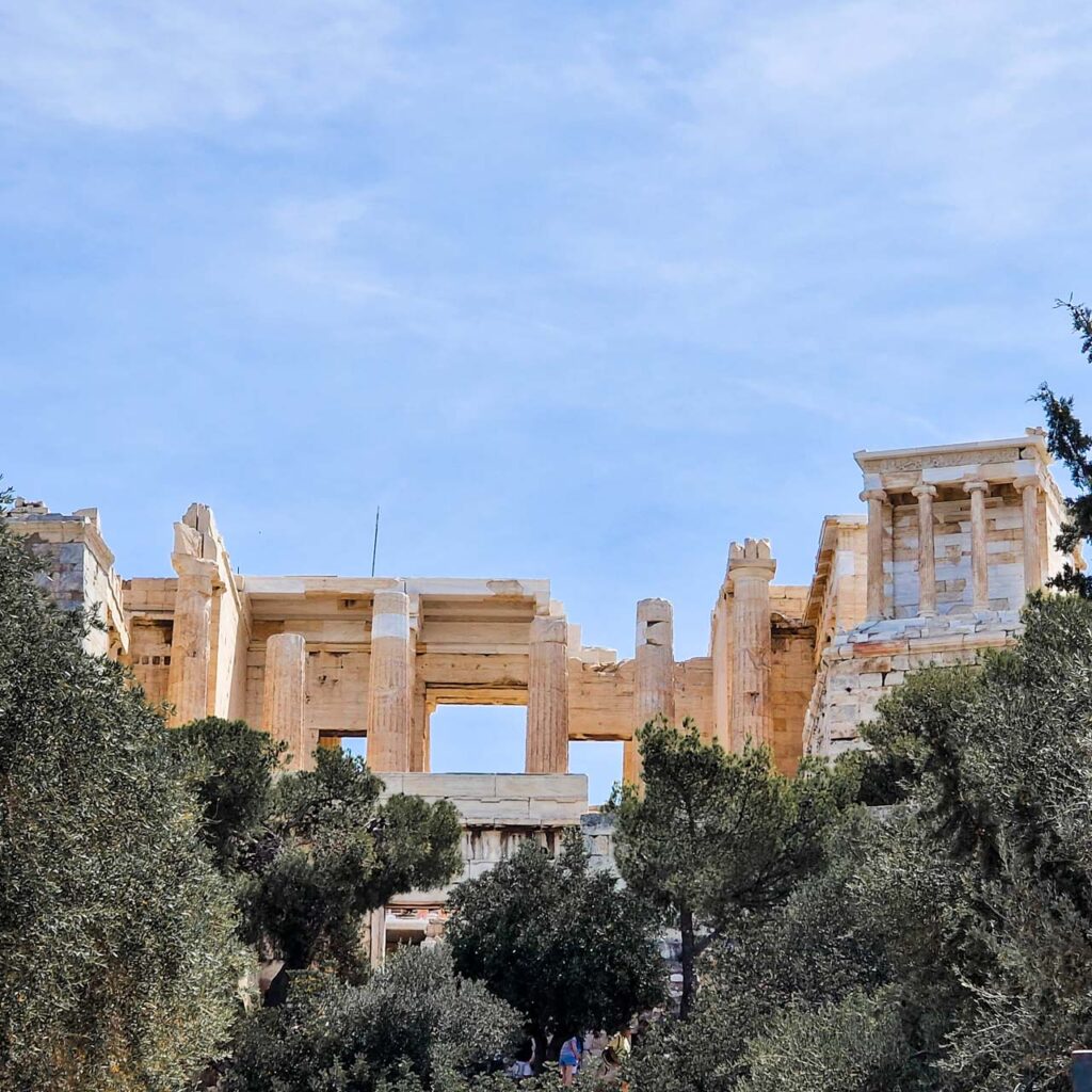 propilei acropoli di atene colonnato