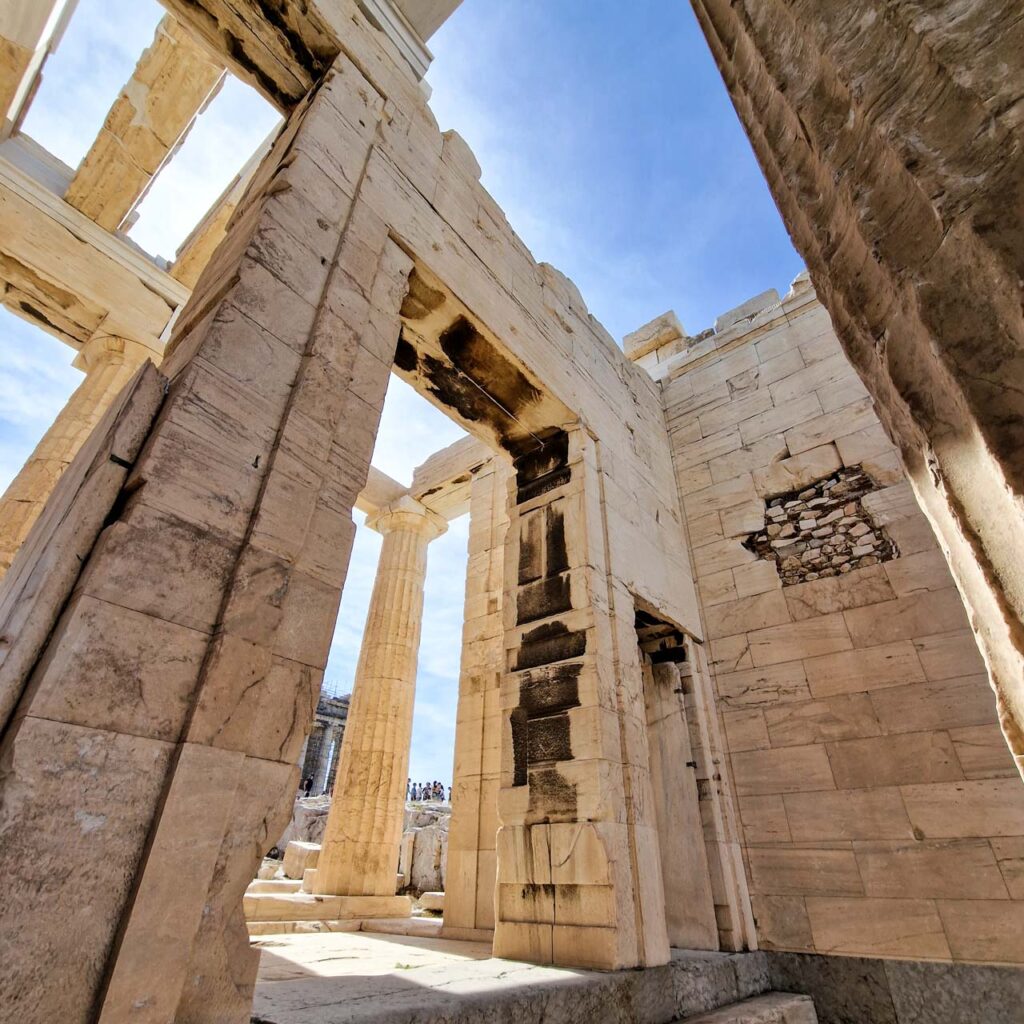 propilei acropoli di atene porticato